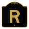 Signmission No Parking Symbol Within 50 Feet, Black & Gold Aluminum Architectural Sign, 18" x 18", BG-1818-22689 A-DES-BG-1818-22689 - alternate 1